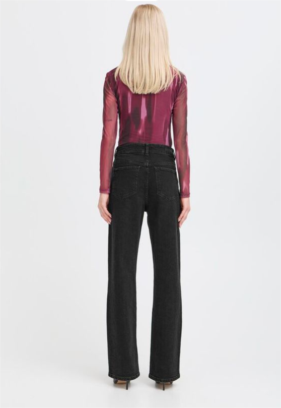 PANTALON DENIM NEGRO DE b.young