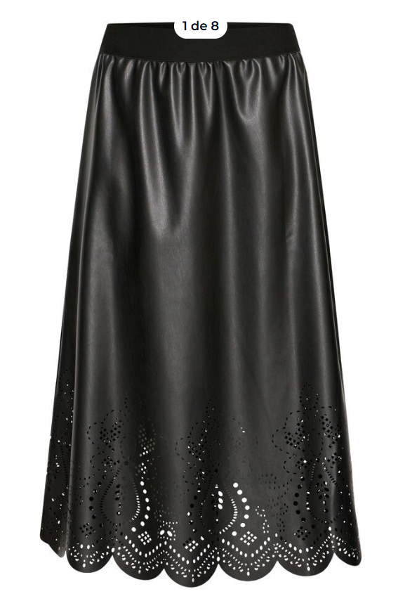 FALDA POLIPIEL NEGRA DE b.young