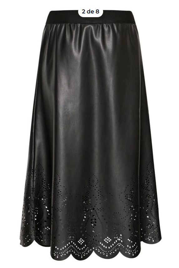 FALDA POLIPIEL NEGRA DE b.young