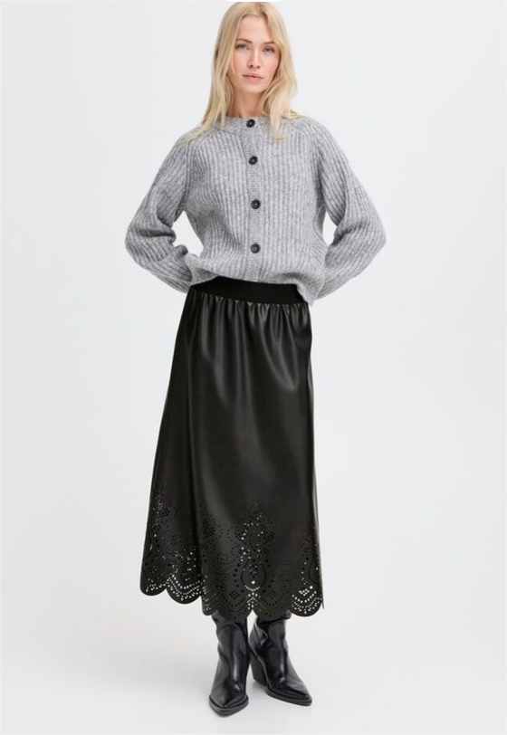 FALDA POLIPIEL NEGRA DE b.young