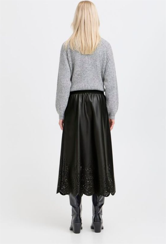 FALDA POLIPIEL NEGRA DE b.young