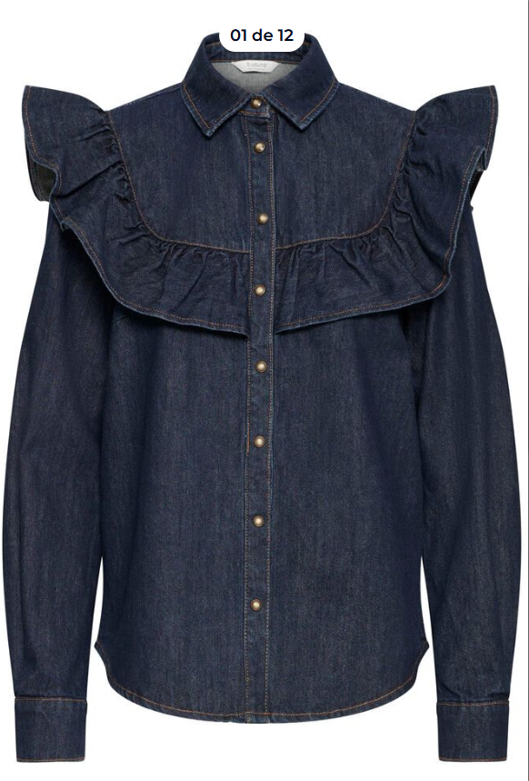 CAMISA VAQUERA OSCURA DE b.young