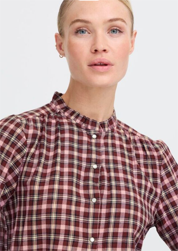 CAMISA CUADROS DE b.young