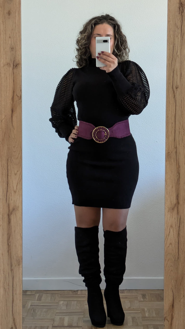 VESTIDO MOCCI NEGRO