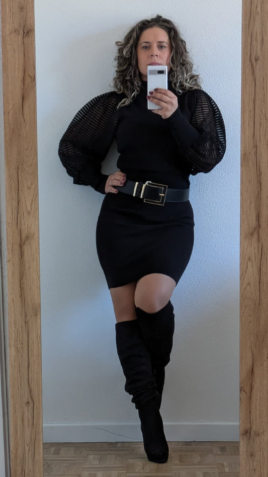 VESTIDO MOCCI NEGRO
