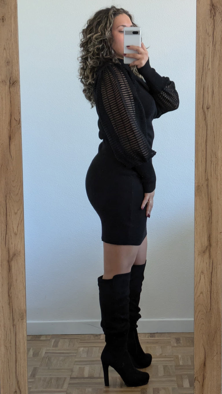 VESTIDO MOCCI NEGRO