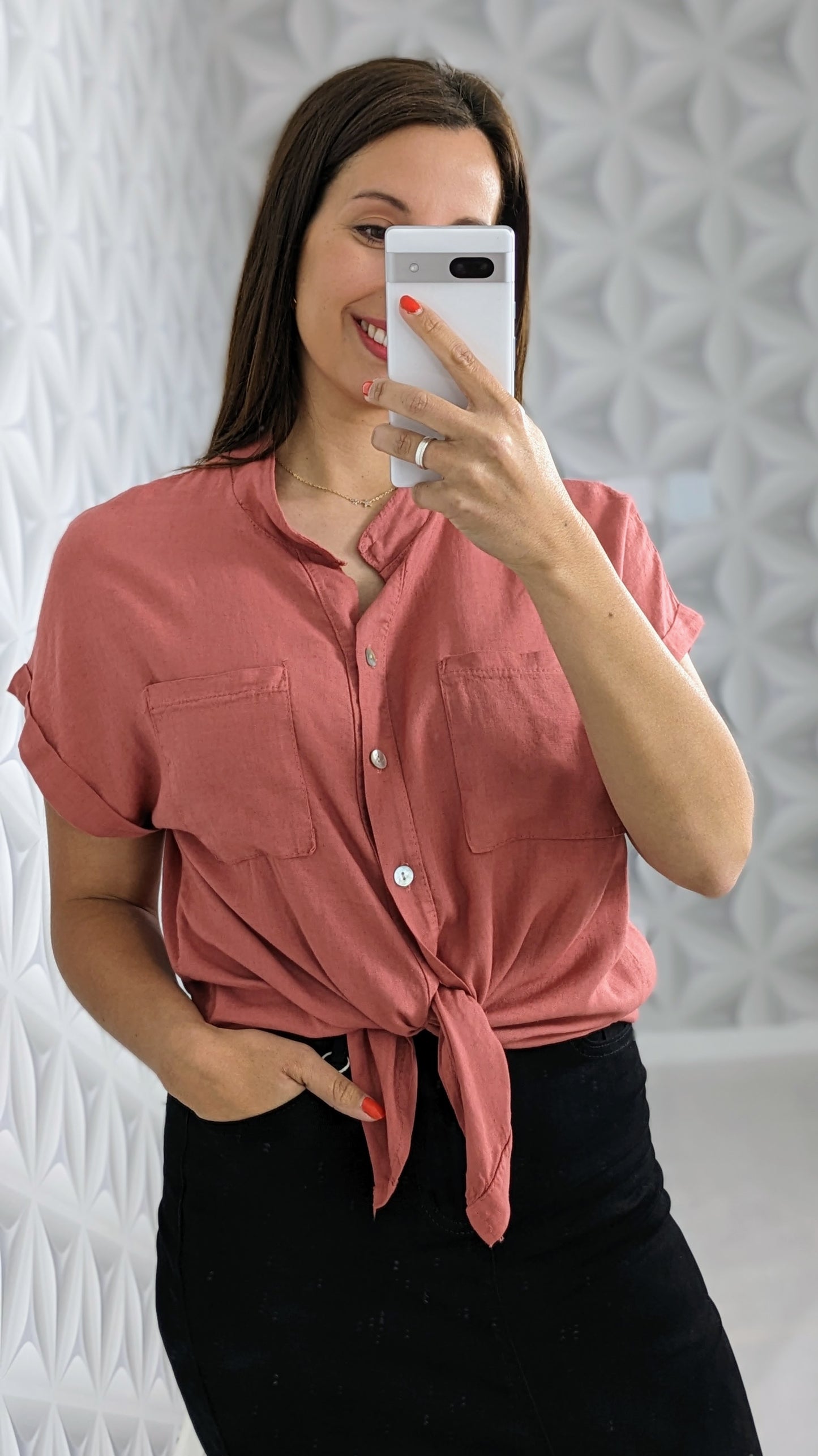 CAMISA LIN TEJA