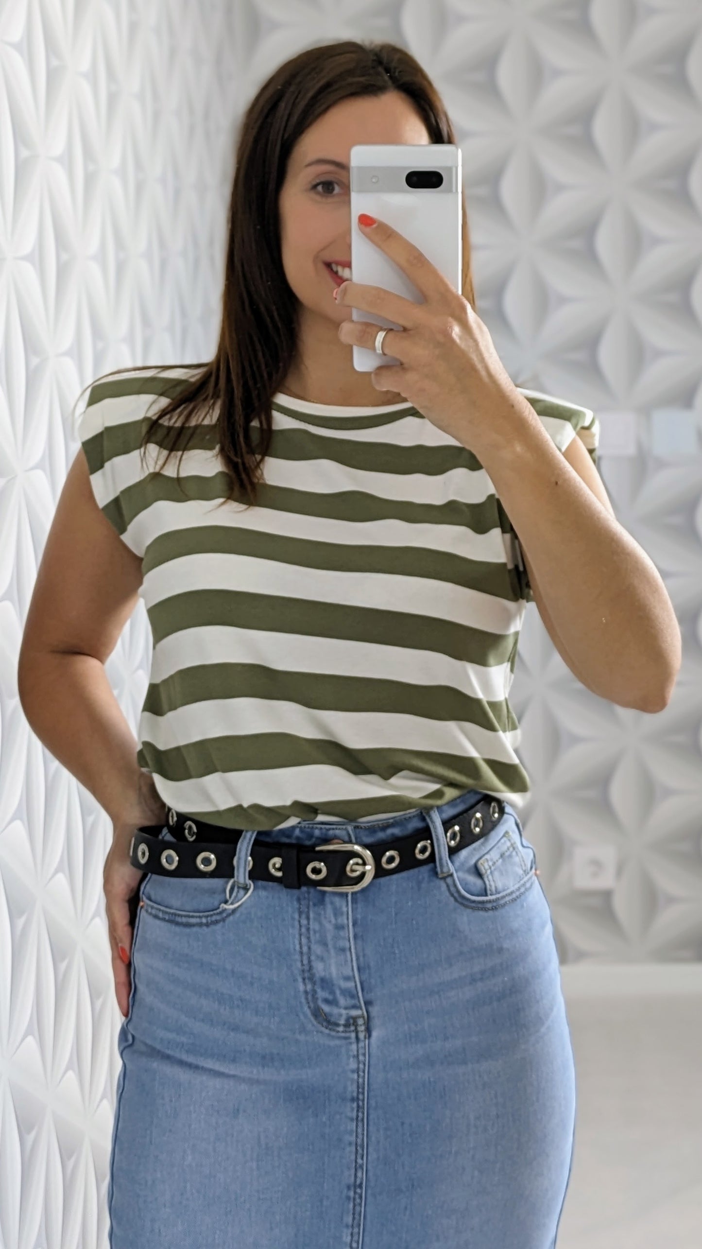 CAMISETA HOMBRERAS RAYAS