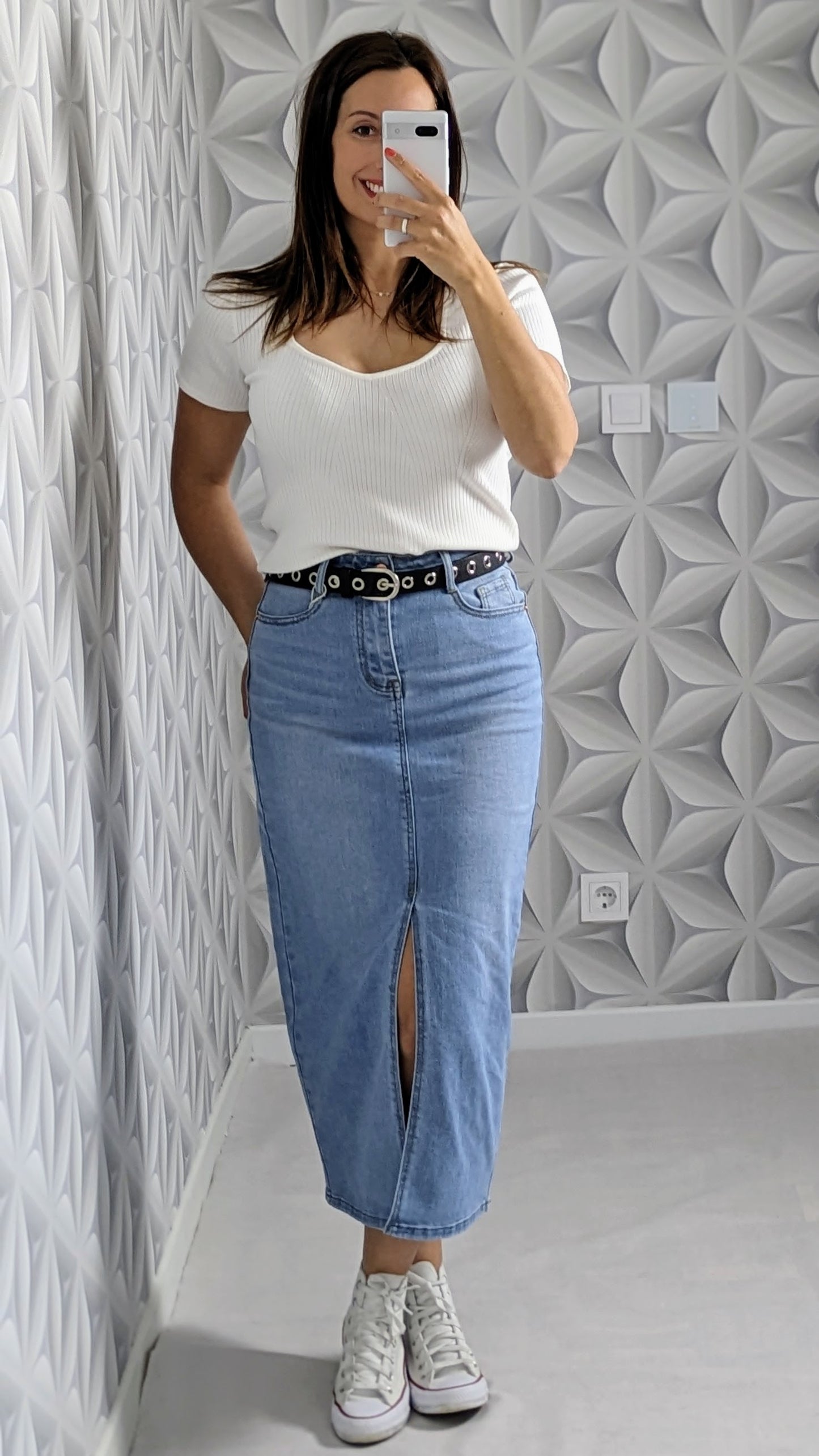FALDA VAQUERA DENIM