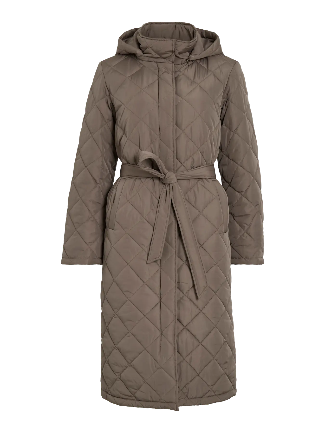 Chaqueta acolchada larga de VILA