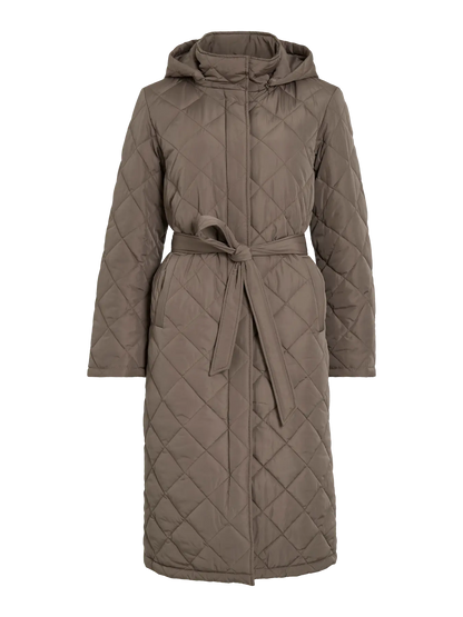 Chaqueta acolchada larga de VILA