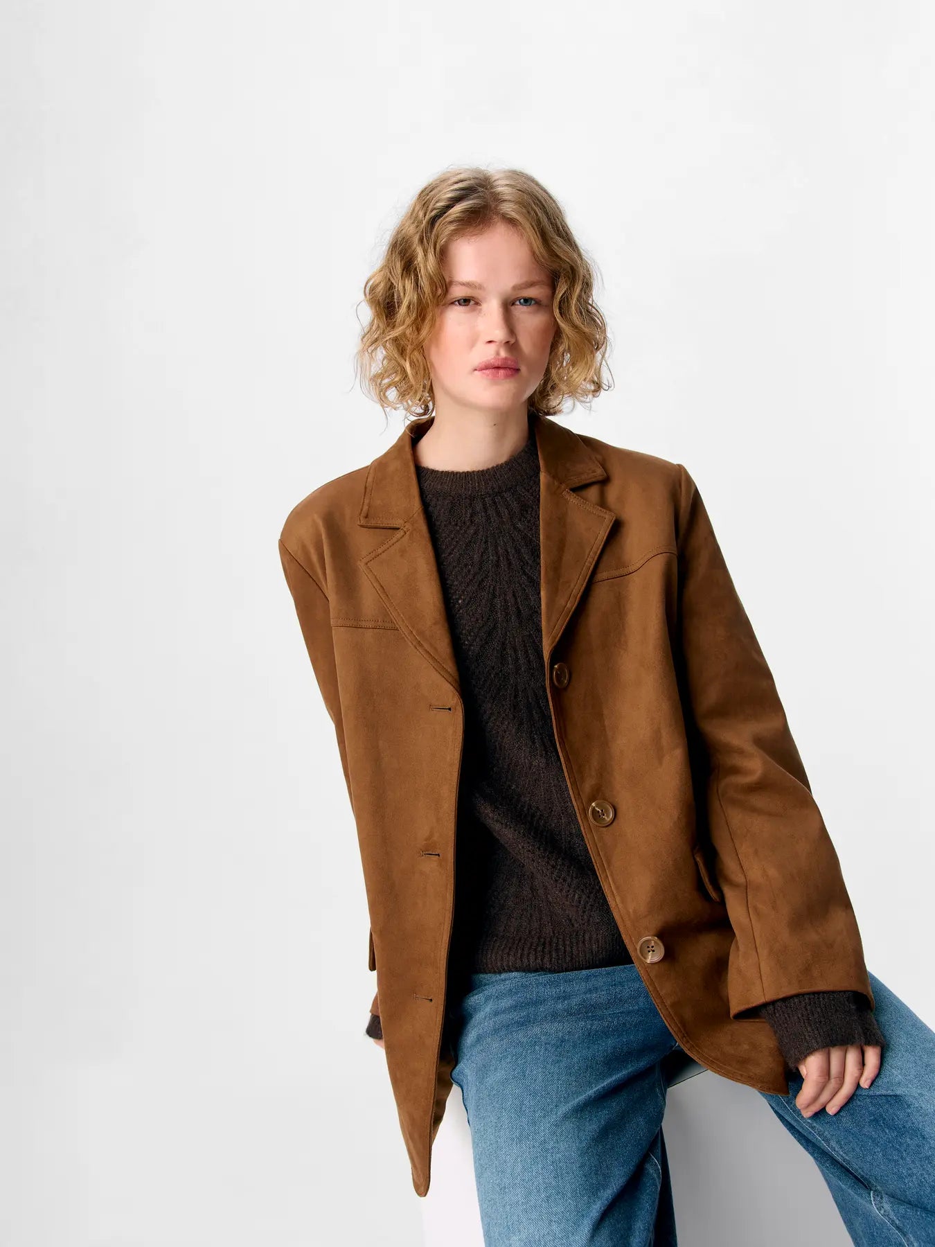 Americana de antelina .OBJECT