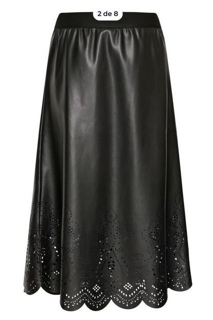 FALDA POLIPIEL NEGRA DE b.young