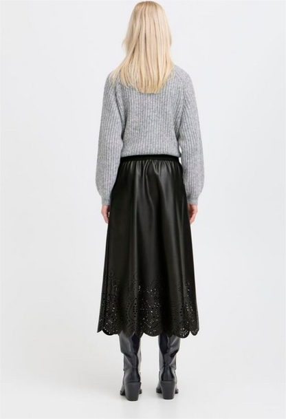 FALDA POLIPIEL NEGRA DE b.young