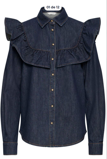 CAMISA VAQUERA OSCURA DE b.young