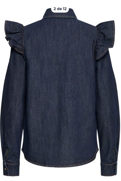 CAMISA VAQUERA OSCURA DE b.young