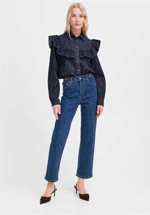 CAMISA VAQUERA OSCURA DE b.young