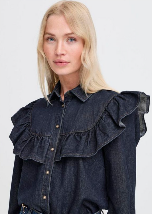CAMISA VAQUERA OSCURA DE b.young