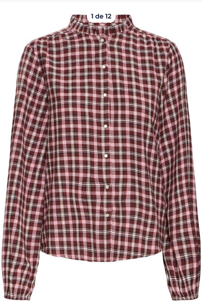 CAMISA CUADROS DE b.young