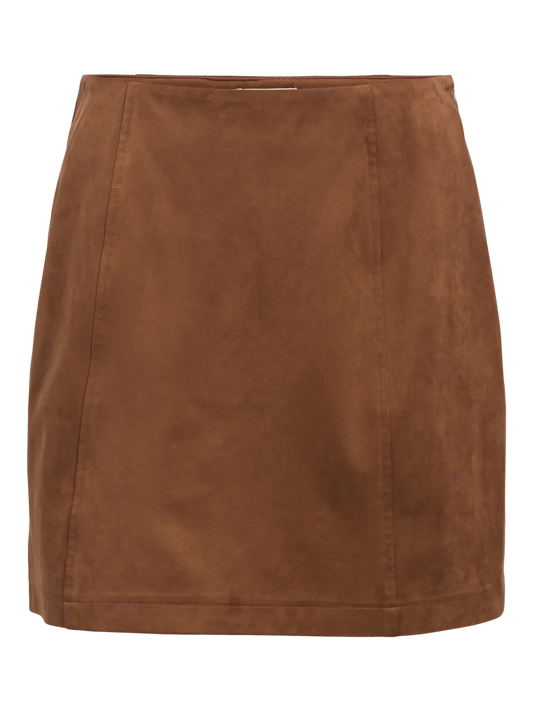 Falda corta de antelina .Object