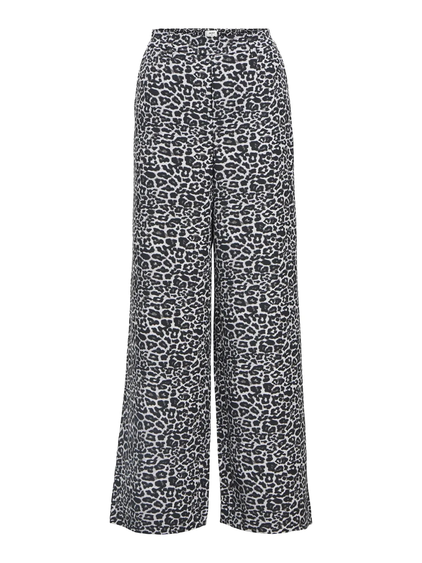 PANTALÓN ANIMAL PRINT GRIS Y NEGRO .OBJECT